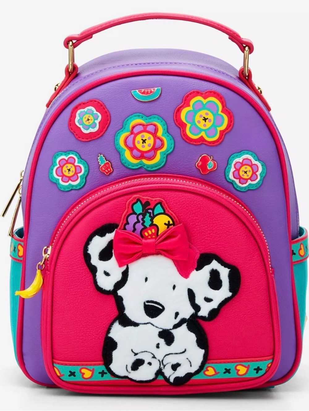 BOXLUNCH- Sanrio Spottie Dottie Floral Color Block Mini Backpack (NWT)